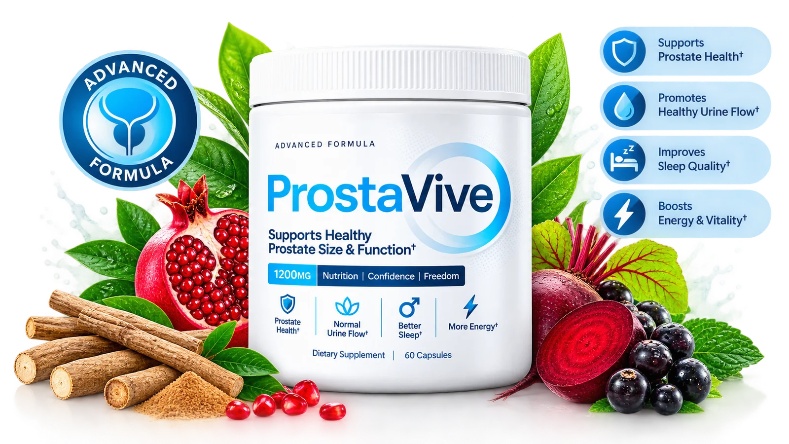 ProstaVive Natural Prostate Wellness Supplement